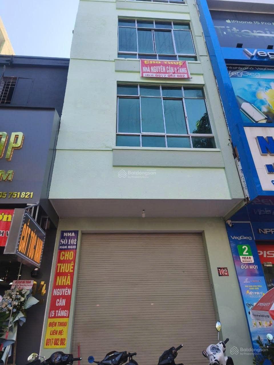Nhà nguyên căn 5 tầng mặt tiền Hàm Nghi khu phố điện tử